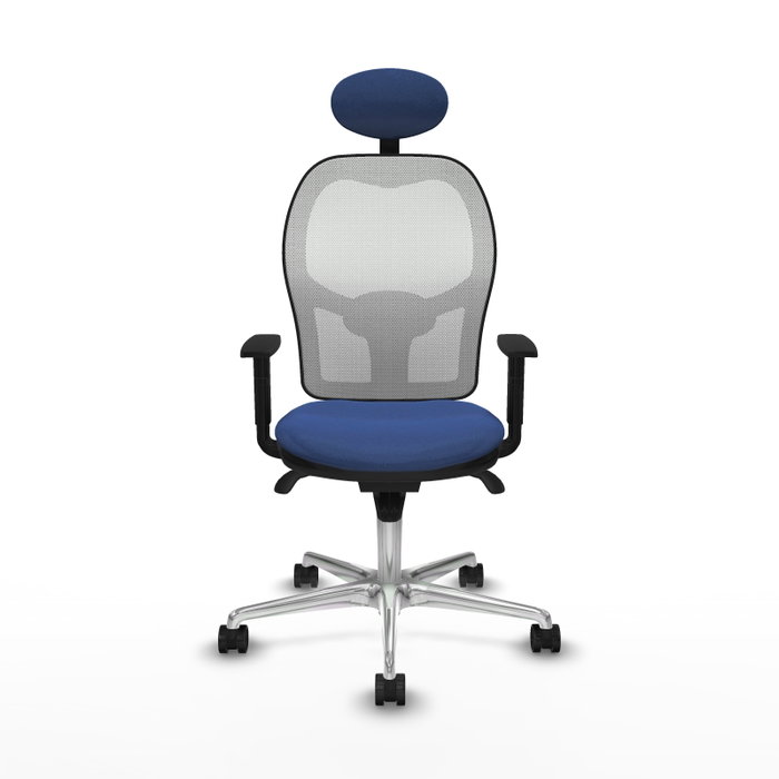 PIQUERAS Y CRESPO Silla de oficina Jorquera Azul Marino y Blanco PIQUERAS Y CRESPO Silla de oficina Jorquera Azul Marino y Blanco