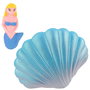 Jeux 2 momes Concha Mágica Sirena para Niños Mayores de 3 Años Coleccionable