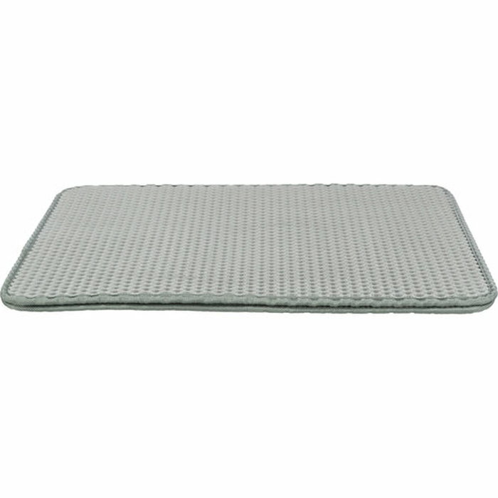 Alfombra para Arenero de Gatos Trixie Gris Goma Eva 40 × 70 cm