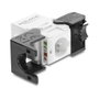 DeLOCK 90802 Módulo Keystone RJ45 para LSA Cat.6 UTP sin herramientas Negro/Blanco