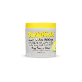 Curly Kids Pasta Control Frizz Cabello 170g - Sujeción Adicional, Minimiza Rotura y Daño, Sin Sulfatos ni Parabenos