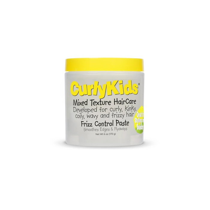 Curly Kids Pasta Control Frizz Cabello 170g - Sujeción Adicional, Minimiza Rotura y Daño, Sin Sulfatos ni Parabenos Curly Kids Pasta Control Frizz Cabello 170g - Sujeción Adicional, Minimiza Rotura y Daño, Sin Sulfatos ni Parabenos