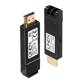 LINDY 38170 Extensor HDMI por Fibra Óptica 4K 300m Negro