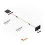 LINDY 38170 Extensor HDMI por Fibra Óptica 4K 300m Negro