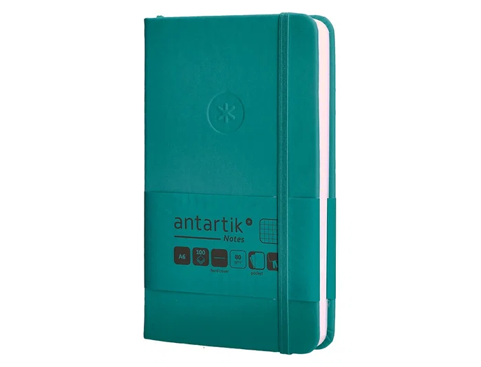 Antartik Cuaderno Antartik Notes Tapa Dura A6 Verde Aguamarina