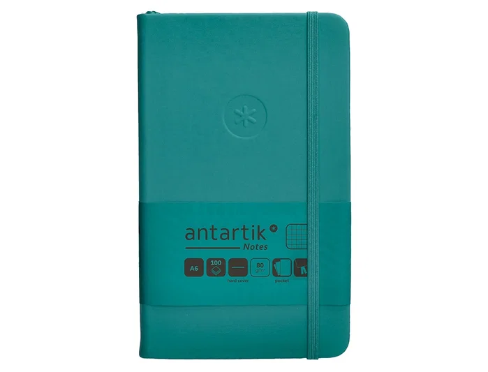 Antartik Cuaderno Antartik Notes Tapa Dura A6 Verde Aguamarina