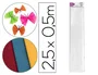 Liderpapel Papel crespon Blanco 50 cm x 2,5 m 34g/m2
