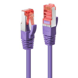 Lindy Cable de red Cat6 S/FTP Púrpura 1 m