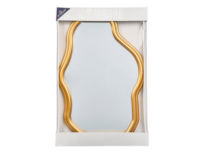 Giftdecor Espejo Plástico Forma Oro 72 cm x 46 cm x 3 cm (Set de 6) Giftdecor Espejo Plástico Forma Oro 72 cm x 46 cm x 3 cm (Set de 6)
