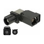 DeLOCK 89857 Adaptador coaxial FAKRA A a FAKRA A 90°