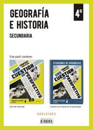 EDELVIVES Proyecto: FanFest. Geografía e Historia 4 Secundaria [Aragón]. Libro del alumnado + Cuaderno, Área de Proyectos Educativos de Secundaria Edelvives - EDELVIVES