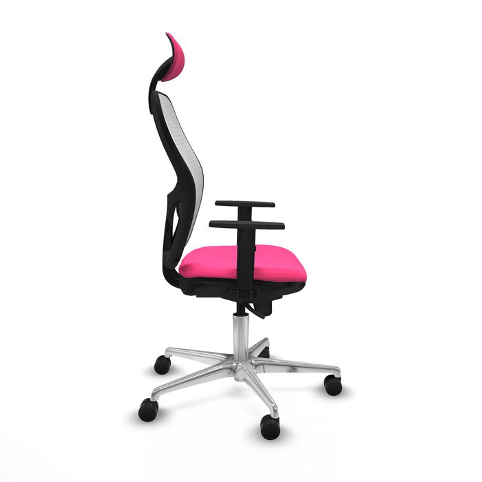 PIQUERAS Y CRESPO Silla de oficina Jorquera Rosa y Blanco PIQUERAS Y CRESPO Silla de oficina Jorquera Rosa y Blanco