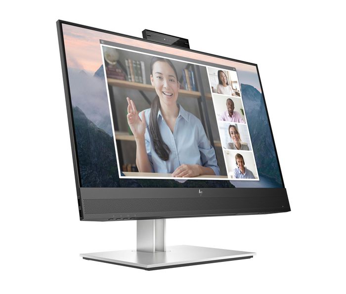 HP E24mv G4 FHD Conferencing Monitor 23,8 pulgadas Full HD Black
