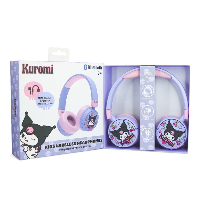 OTL TECHNOLOGIES Auriculares inalámbricos infantiles Kuromi Hello Kitty
