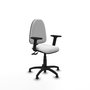 PIQUERAS Y CRESPO Silla de oficina Aýna Blanca con Brazos 2D