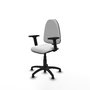 PIQUERAS Y CRESPO Silla de oficina Aýna Blanca con Brazos 2D