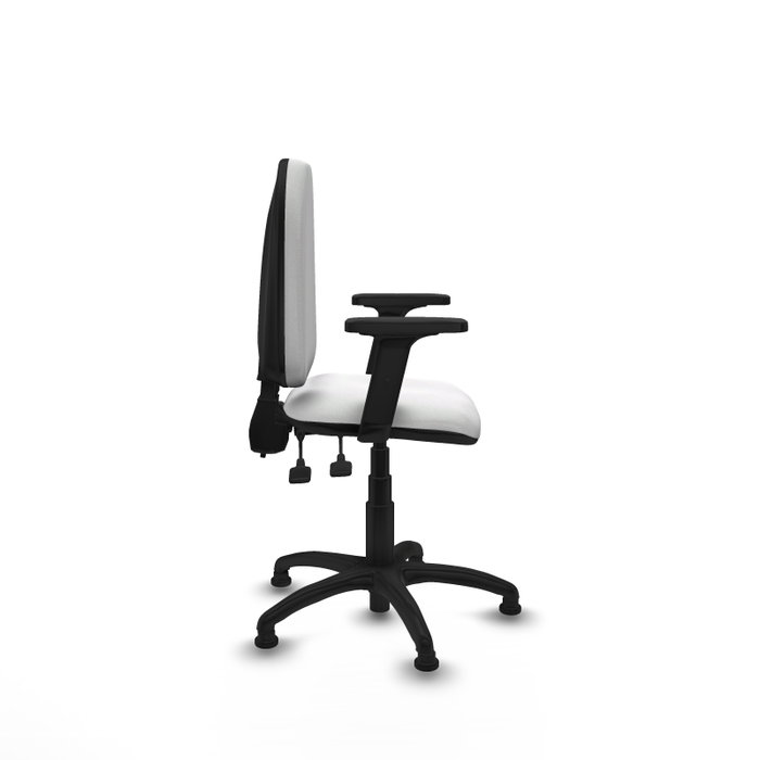 PIQUERAS Y CRESPO Silla de oficina Aýna Blanca con Brazos 2D PIQUERAS Y CRESPO Silla de oficina Aýna Blanca con Brazos 2D
