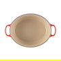 Le Creuset Bratpfanne 2022516 Bräter, 40 cm 13,9 L Volumen, kirschrot Rot, Gusseisen mit Deckel