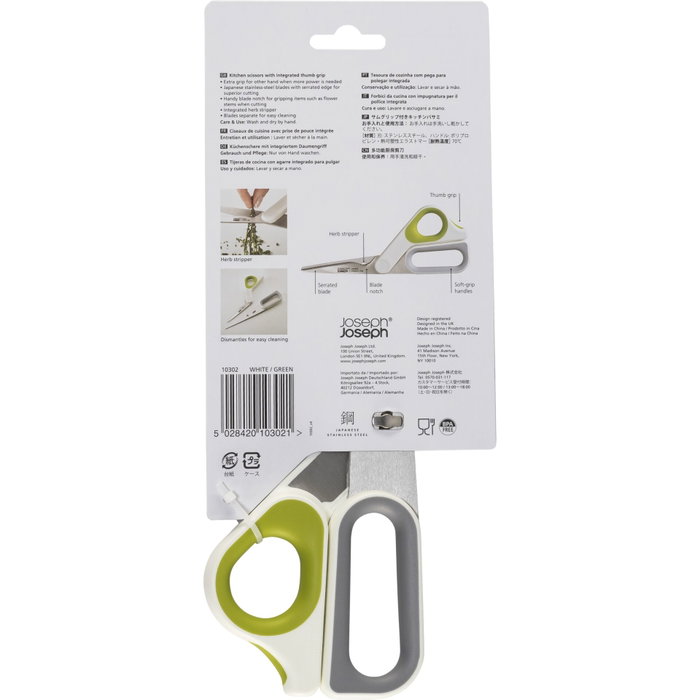 Joseph Joseph PowerGrip Tijeras de cocina Verde