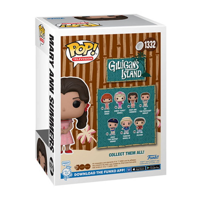 Funko Pop Mary Ann La Isla de Gilligan Figura de Vinilo 9 cm