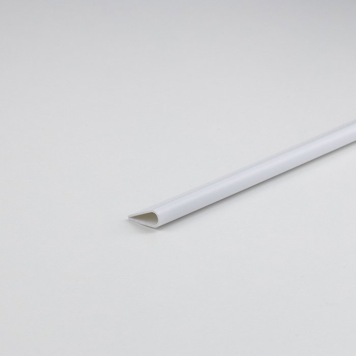 Arcansas Perfil de Bricolaje Lomo PVC Blanco 1000 x ø5 mm Arcansas Perfil de Bricolaje Lomo PVC Blanco 1000 x ø5 mm