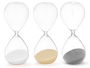 Giftdecor Reloj de Arena 25 cm Surtidos Colores Neutros 45 Minutos Aprox (Set de 12)