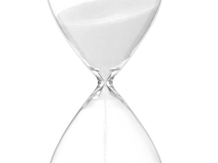 Giftdecor Reloj de Arena 25 cm Surtidos Colores Neutros 45 Minutos Aprox (Set de 12)