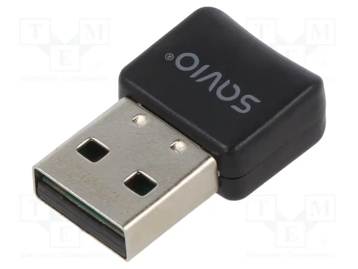 SAVIO Adaptador Bluetooth 5.0 USB 2.0 Negro SAVIO Adaptador Bluetooth 5.0 USB 2.0 Negro