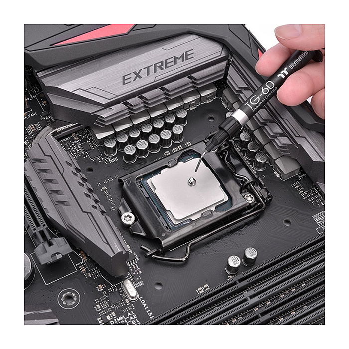 Thermaltake TG-60 Pasta Térmica 52 W/m·K 1g Kit Instalación y Limpieza Incluido