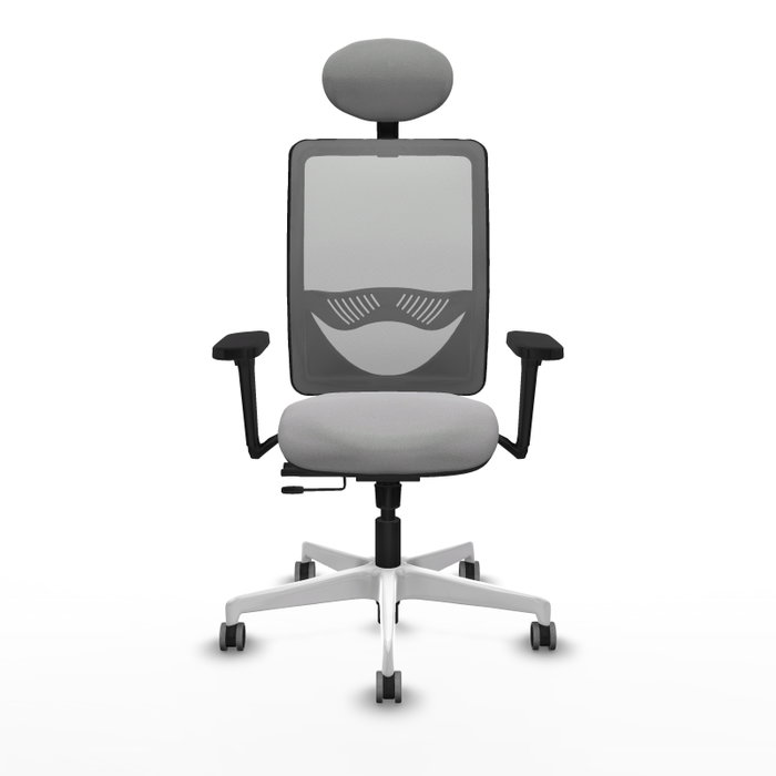 PIQUERAS Y CRESPO Silla de oficina Zulema Gris con mecanismo Sincro/Traslack