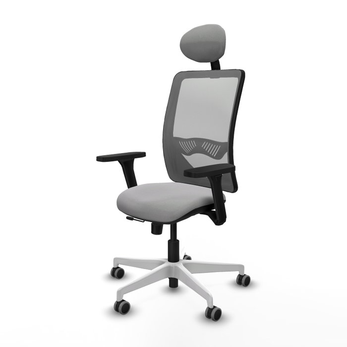 PIQUERAS Y CRESPO Silla de oficina Zulema Gris con mecanismo Sincro/Traslack