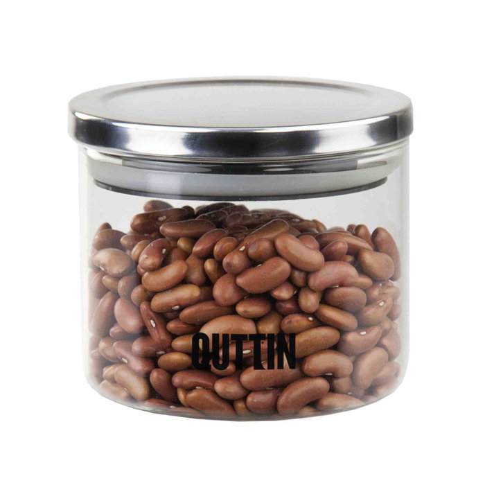 Quttin Tarro de Borosilicato 10x9 cm (12 Unidades)