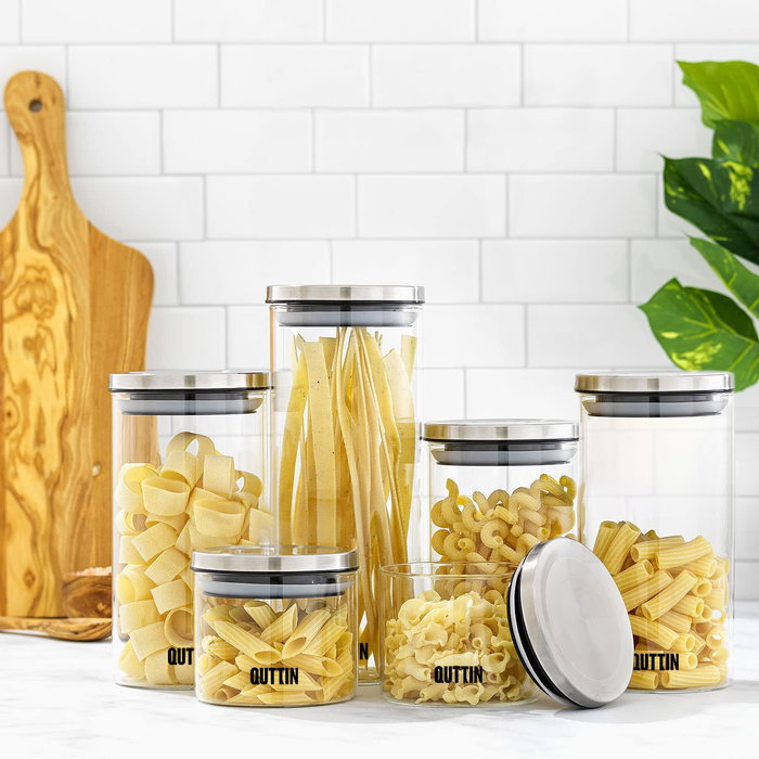 Quttin Tarro de Borosilicato 10x9 cm (12 Unidades)