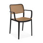 Versa Silla Reposabrazos Venus Negra 58x81.5x55 cm (4 Unidades)