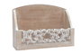 DKD Home Decor Organizador de Cartas de Mango Decape Natural