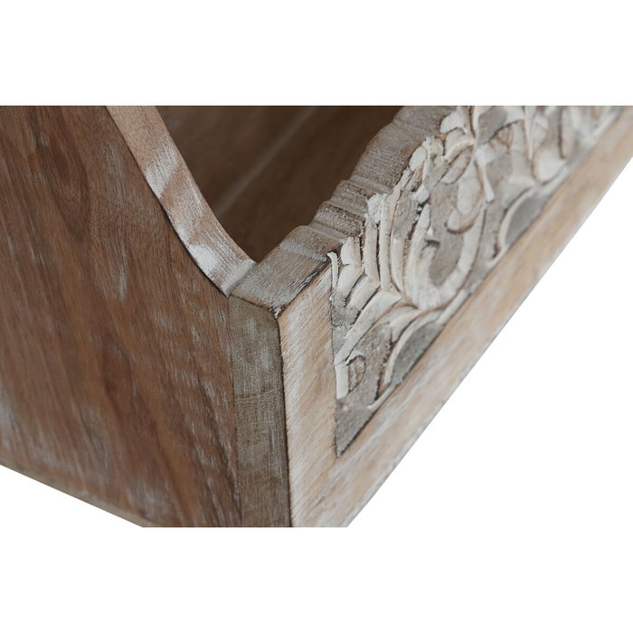 DKD Home Decor Organizador de Cartas de Mango Decape Natural DKD Home Decor Organizador de Cartas de Mango Decape Natural