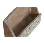 DKD Home Decor Organizador de Cartas de Mango Decape Natural