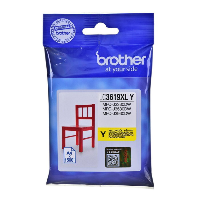 Brother LC3619XLY Amarillo