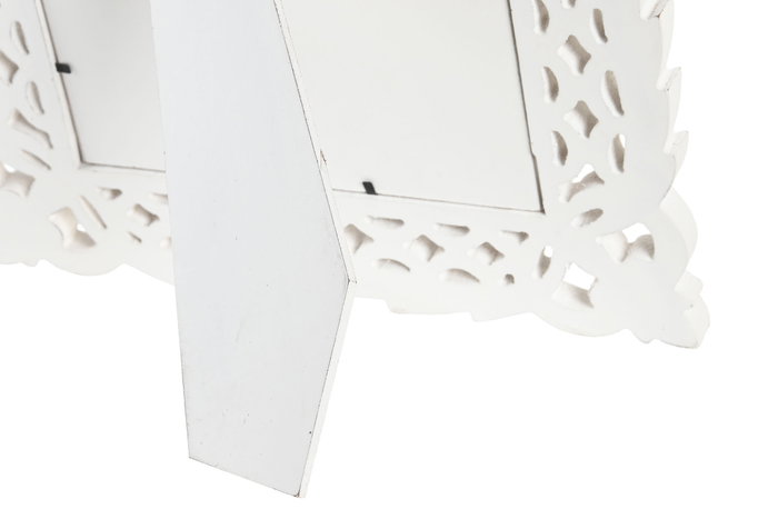 Marco Foto 20X25 Shabby DKD Home Decor Blanco 2 x 37 x 32 cm (4 Unidades)