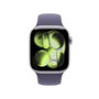 Apple Watch Series 11 GPS + Cellular 42mm Plata con Correa Deportiva Púrpura (S/M) inevitable