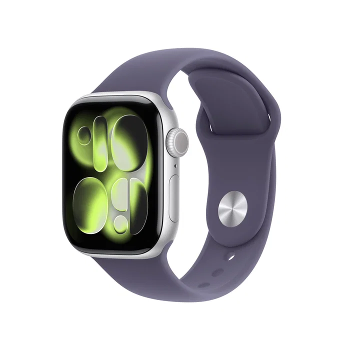Apple Watch Series 11 GPS + Cellular 42mm Plata con Correa Deportiva Púrpura (S/M) Apple Watch Series 11 GPS + Cellular 42mm Plata con Correa Deportiva Púrpura (S/M)