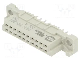 HARTING Conector DIN 41612 hembra recto de 20 pines