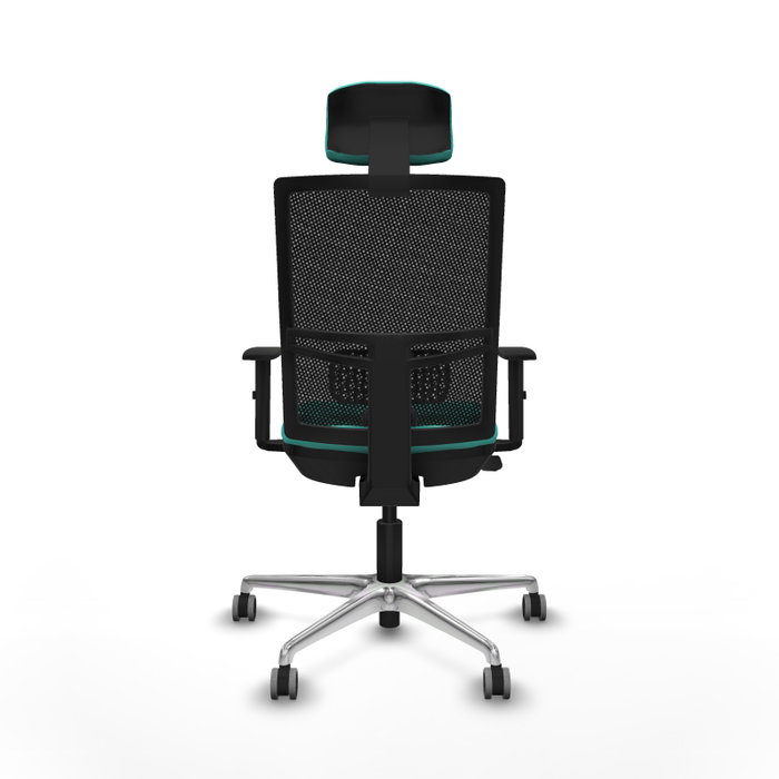 PIQUERAS Y CRESPO Silla de oficina Yunquera con mecanismo Sincro/Traslack, Turquesa y Negro PIQUERAS Y CRESPO Silla de oficina Yunquera con mecanismo Sincro/Traslack, Turquesa y Negro