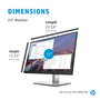 HP E23 G4 Monitor 23 pulgadas Full HD (1920x1080) con HP Eye Ease y Ergonómico, 5ms GtG, 250 nits