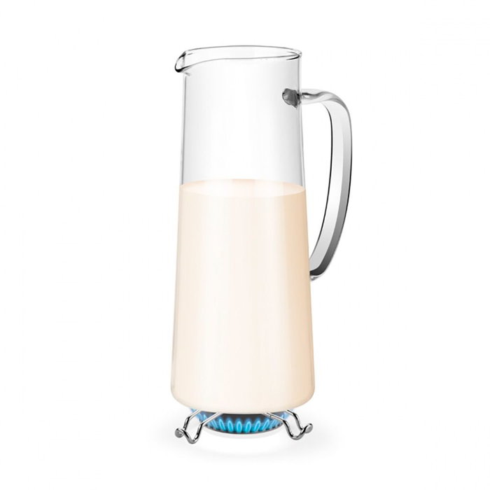 Tescoma Jarra Teo Vidrio Borosilicato para Frigorífico 1L Resistente al Calor Apta Lavavajillas