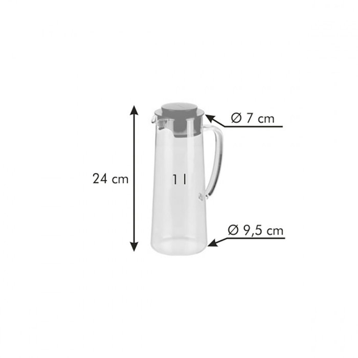 Tescoma Jarra Teo de vidrio borosilicato 1 l
