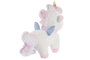 DKD Home Decor Peluche Unicornio Rosa Blanco 25 x 25 x 10 cm (4 Unidades)