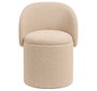 DKD Home Decor Reposapiés Convertible en Chenilla Beige