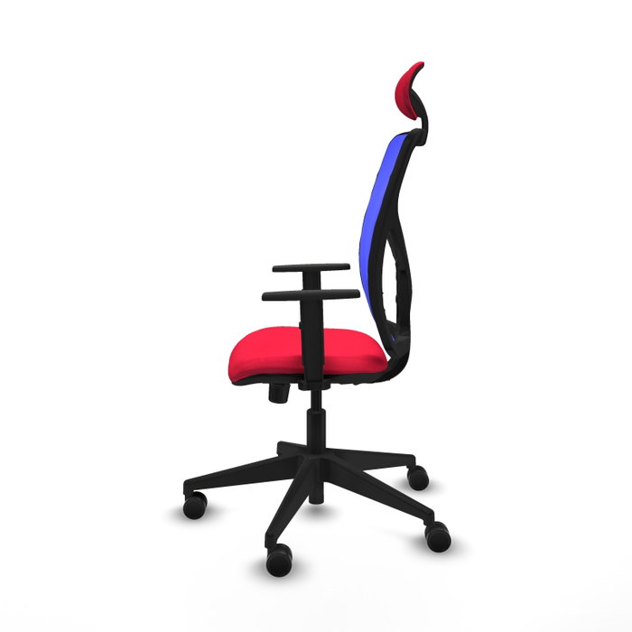 PIQUERAS Y CRESPO Silla de oficina Motilla con mecanismo Sincro, Rojo y Azul PIQUERAS Y CRESPO Silla de oficina Motilla con mecanismo Sincro, Rojo y Azul