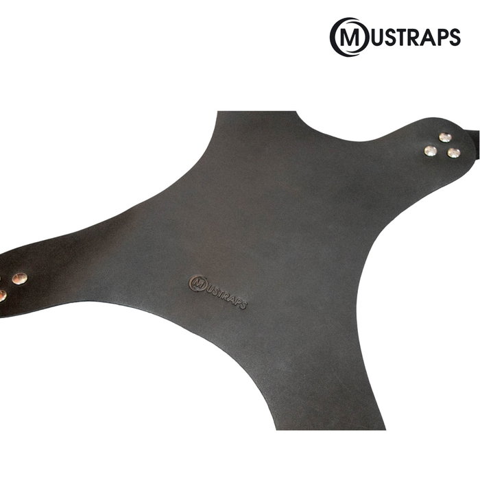 Arnés Mustraps para Bombo Cruzada Espalda Color Negro